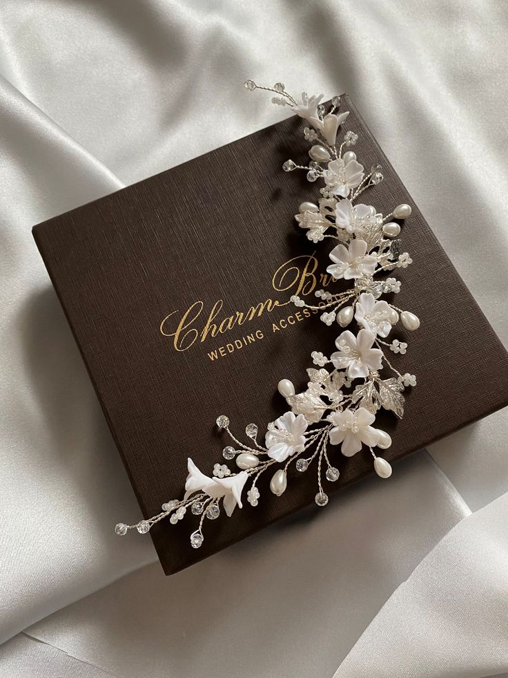 Wedding jewelry set, hair comb, pins, hair vine by CharmBrideAccessory